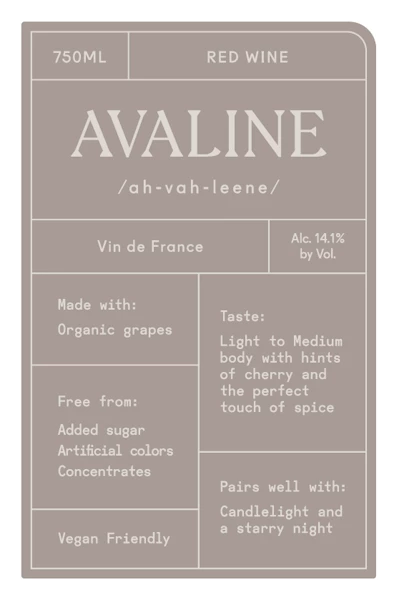 Avaline Red NV 3 Avaline Red NV