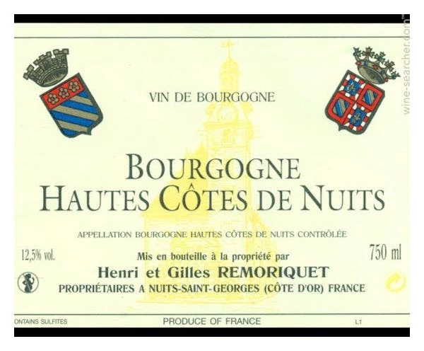 Henri Et Gilles Remoriquet Hautes Cotes De Nuits 2020 3 Henri Et Gilles Remoriquet Hautes Cotes De Nuits 2020