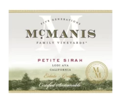 McManis Petite Sirah 2022