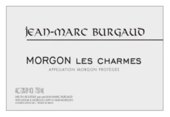 Jean - Marc Burgaud Morgon 'Les Charmes' 2021
