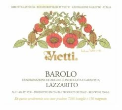 Vietti 'Lazzarito' Barolo 2018