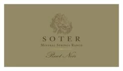 Soter 'Mineral Springs Ranch' Pinot Noir 2021